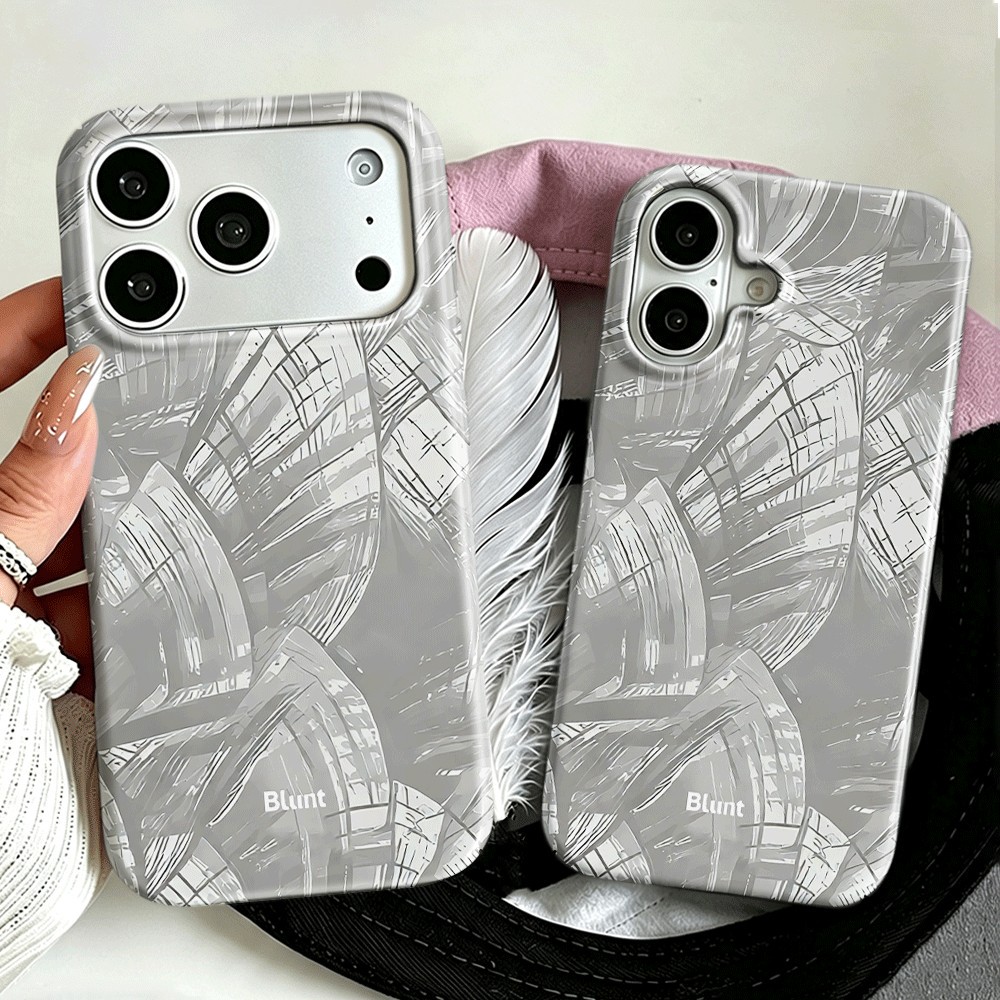 Phone Cases Blunt - Grey Leaf Blunt Phone Case for