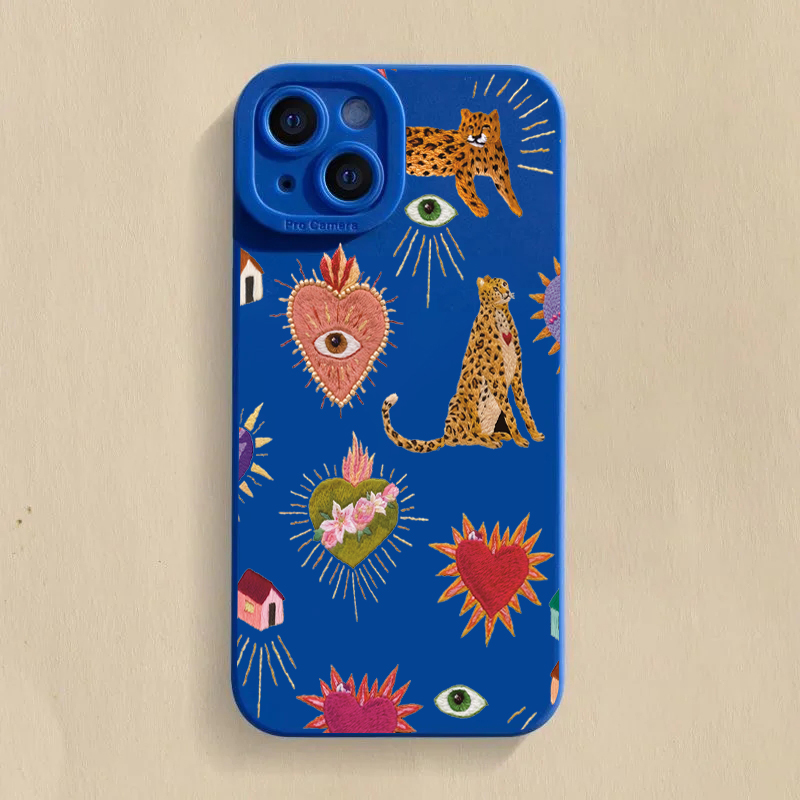 Phone Cases Galaxy S26 Ultra - Floral Leopard Eyes Phone Case For