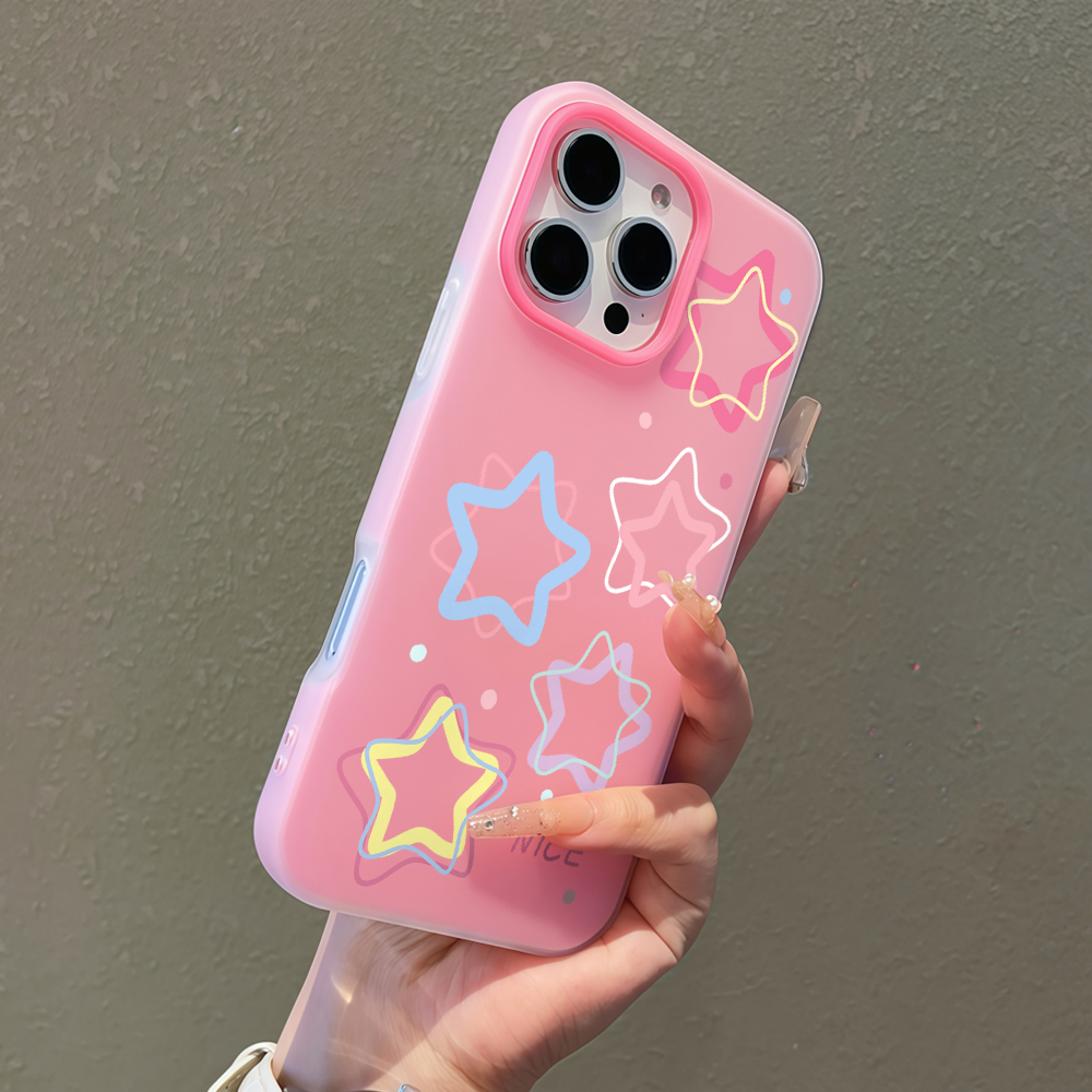 Phone Cases Galaxy S26 Ultra - Kawaii Outlines Star Jelly Phone Case