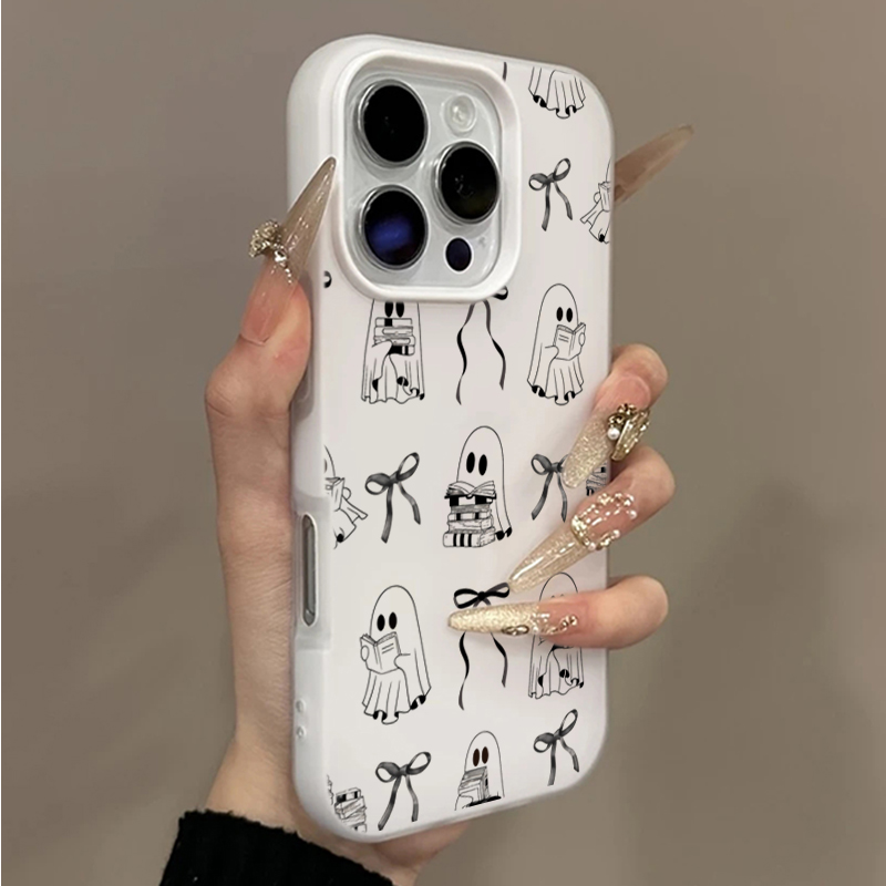 Phone Cases Online - Cute Halloween Book Ghost Bow Phone