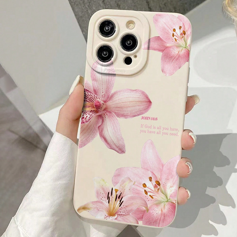 Blue Floral Painted Silicone I - Phone Cases Online 评论和价格