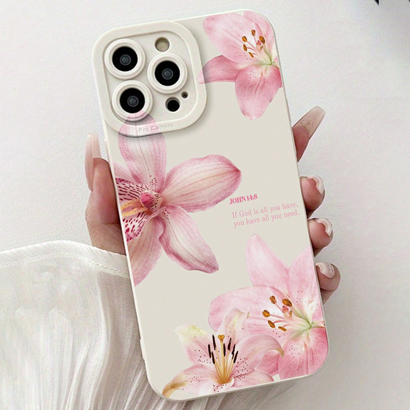 Blue Floral Painted Silicone I - Phone Cases Online 评论和价格