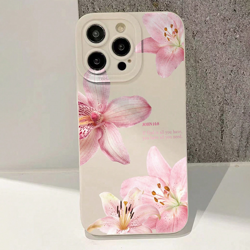 Blue Floral Painted Silicone I - Phone Cases Online 评论和价格