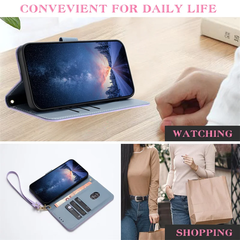 Flip Leather Phone Case For Re - Phone Cases That Hold Cards 评论和价格