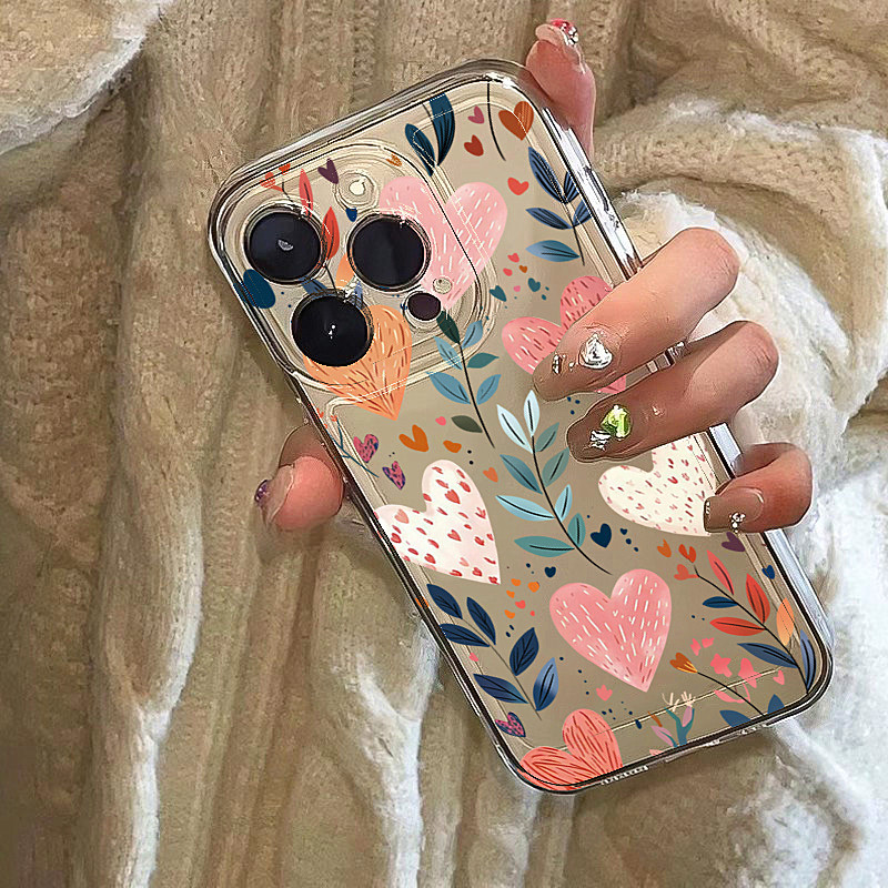 Silicone Love Heart Leaves Eye - Phone Cases Online 评论和价格