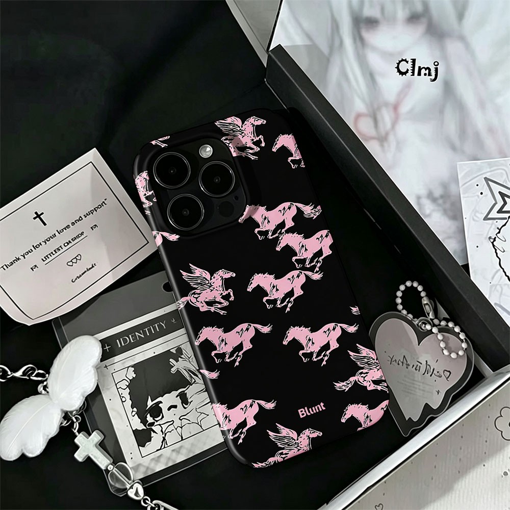 Black Pony Print Blunt Phone C - Phone Cases Blunt 评论和价格