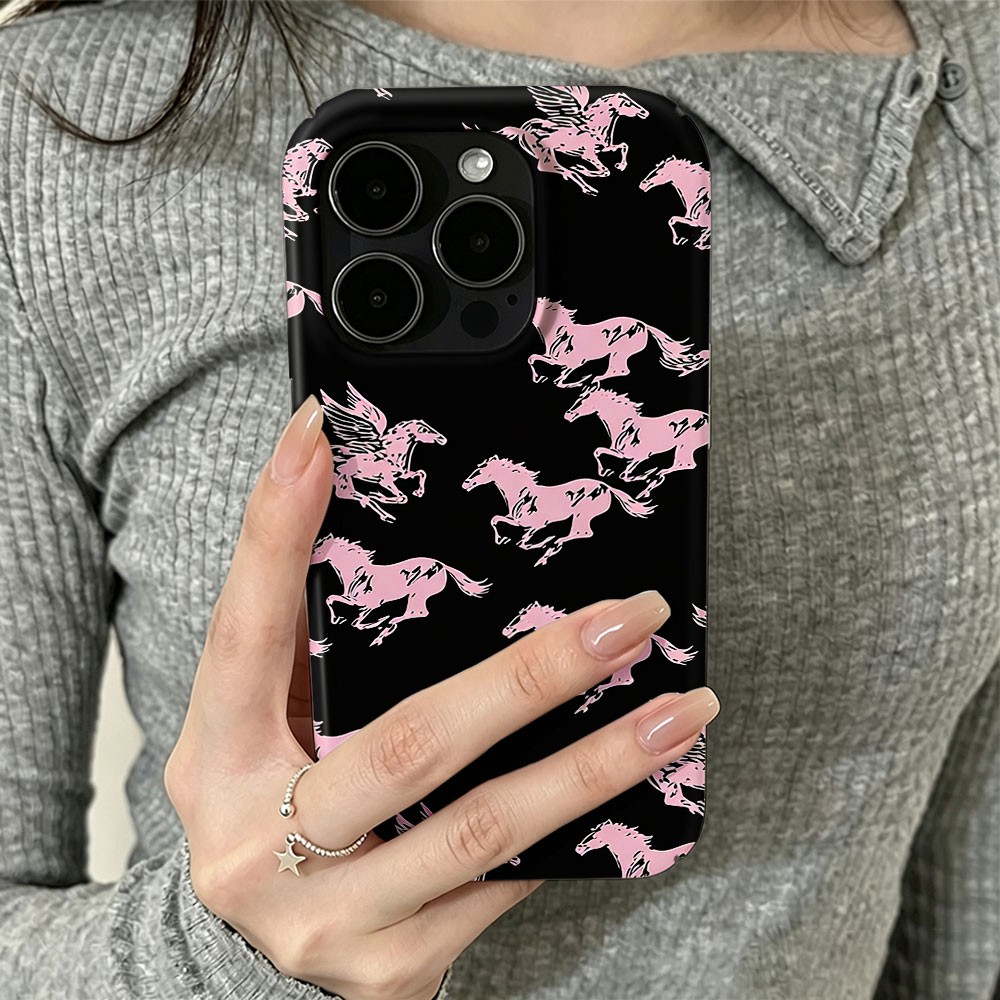Black Pony Print Blunt Phone C - Phone Cases Blunt 评论和价格