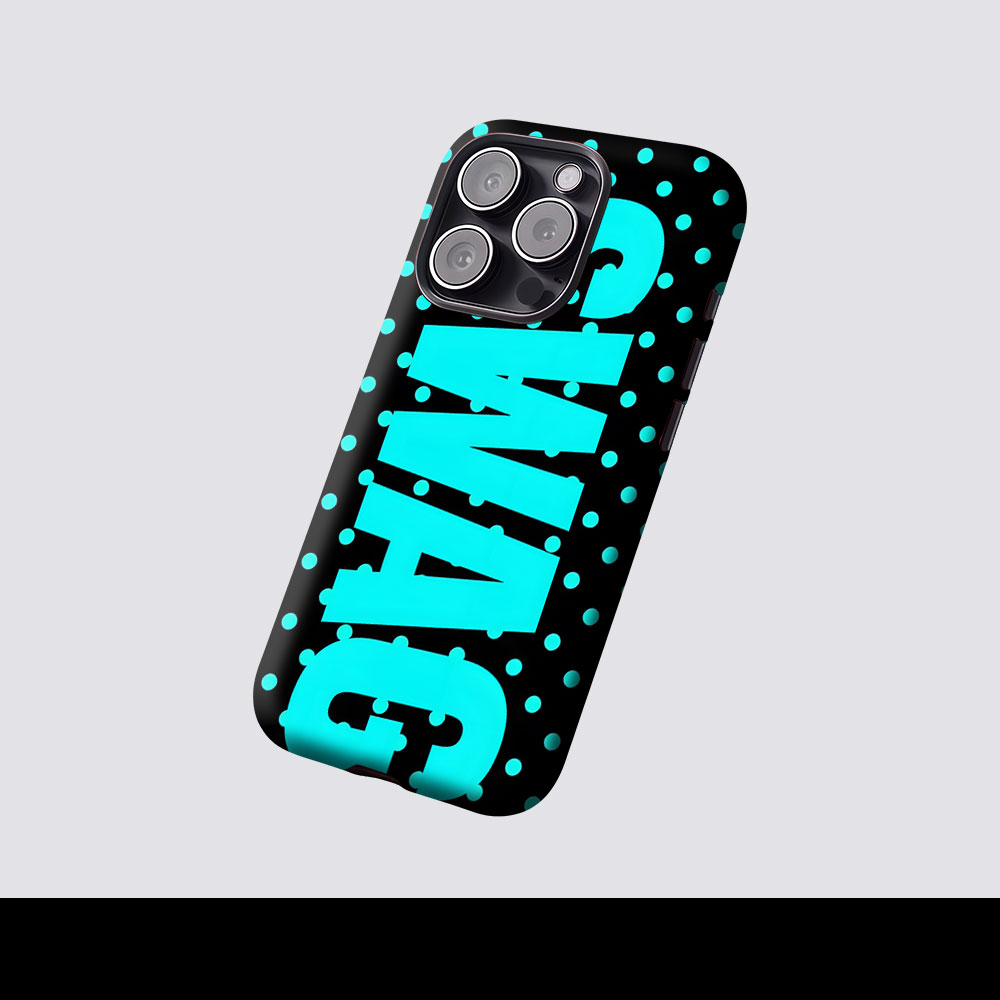Neon Dots Typo For Magnetic Ph - Phone Cases Typo 评论和价格