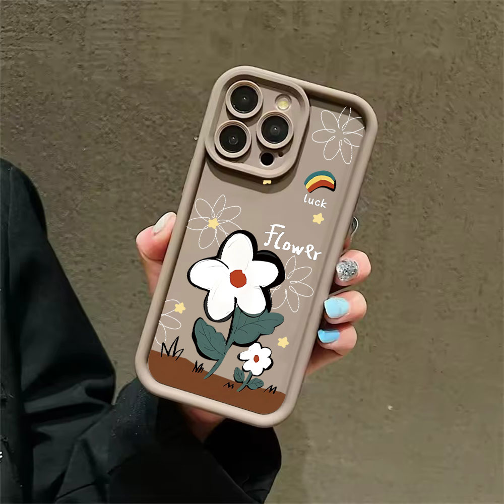 Lucky Cartoon Flower Soft TPU  - Phone Cases Drop Proof 评论和价格