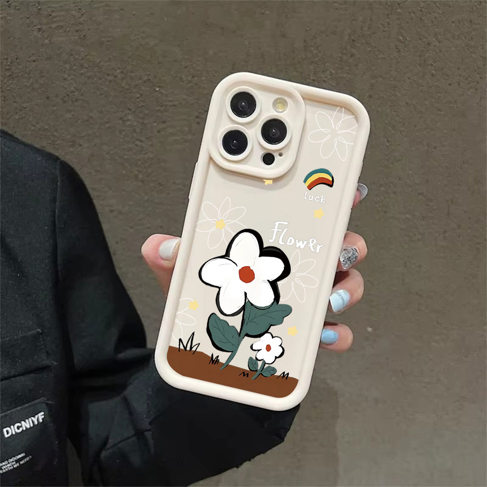 Lucky Cartoon Flower Soft TPU  - Phone Cases Drop Proof 评论和价格