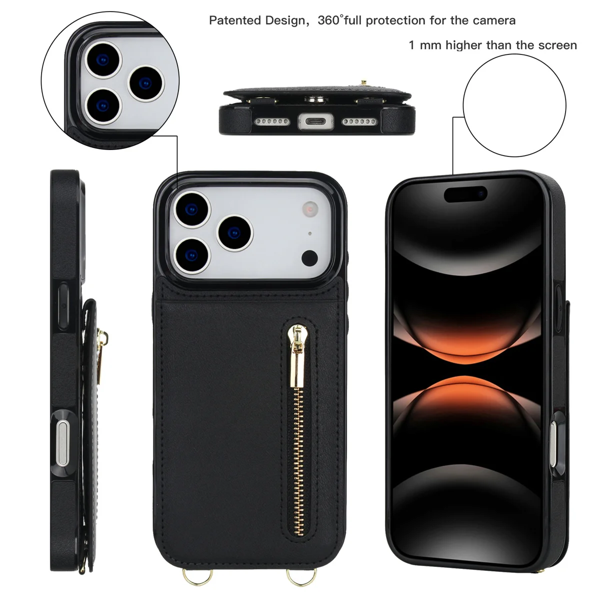Crossbody Zipper Wallet Card H - Phone Cases That Hold Cards 评论和价格