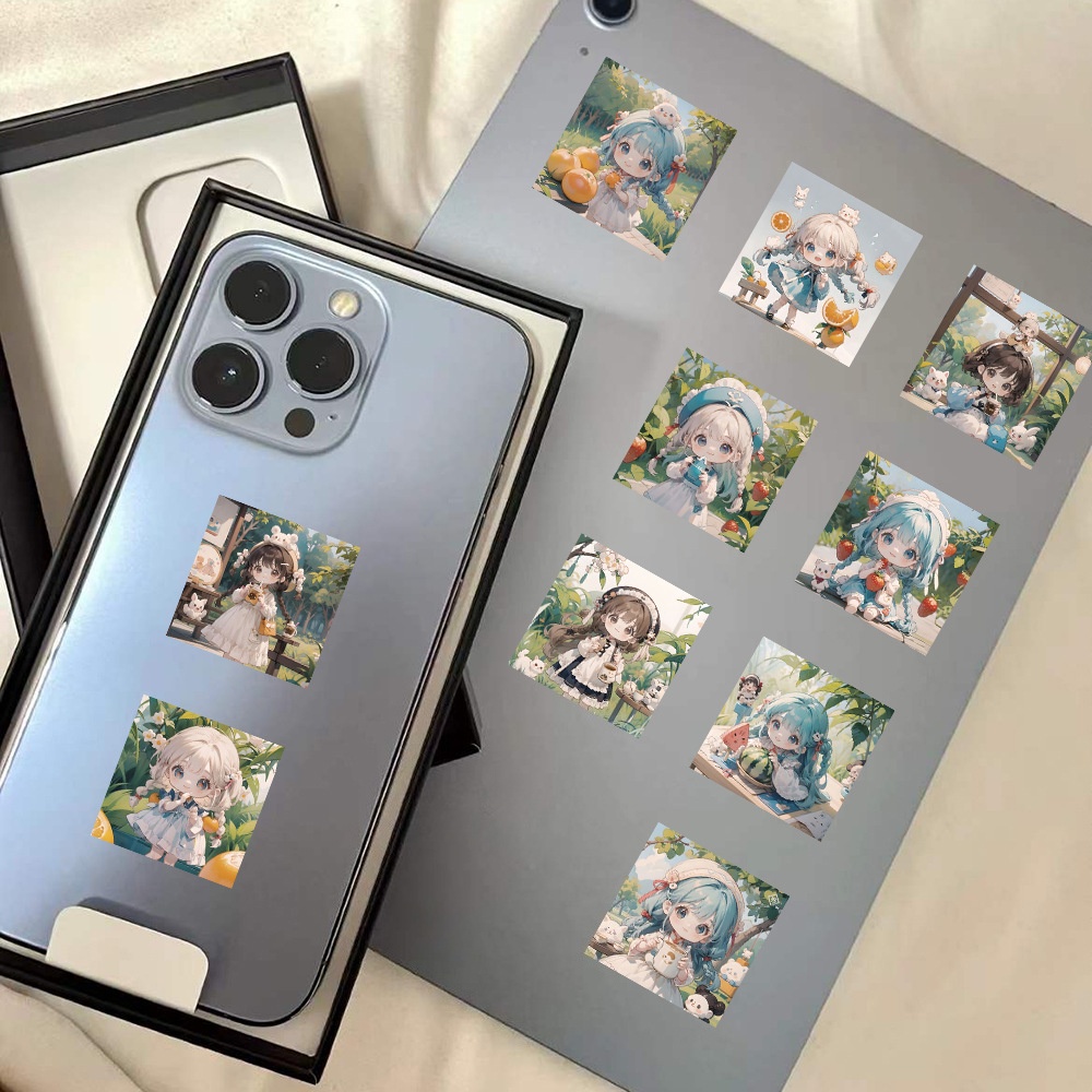 60 Pieces of Fruit Girl Cartoo - Phone Cases You Can Design 评论和价格