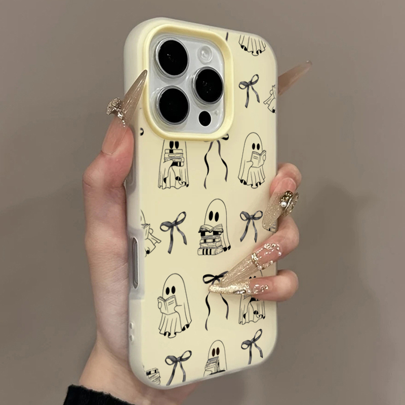 Cute Halloween Book Ghost Bow  - Phone Cases Online 评论和价格