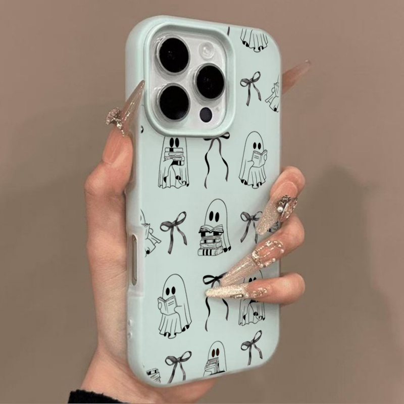 Cute Halloween Book Ghost Bow  - Phone Cases Online 评论和价格