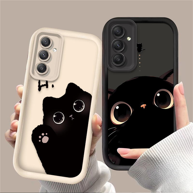 Lovely Big Eyed Cat Phone Case - Phone Cases A14 Samsung 评论和价格
