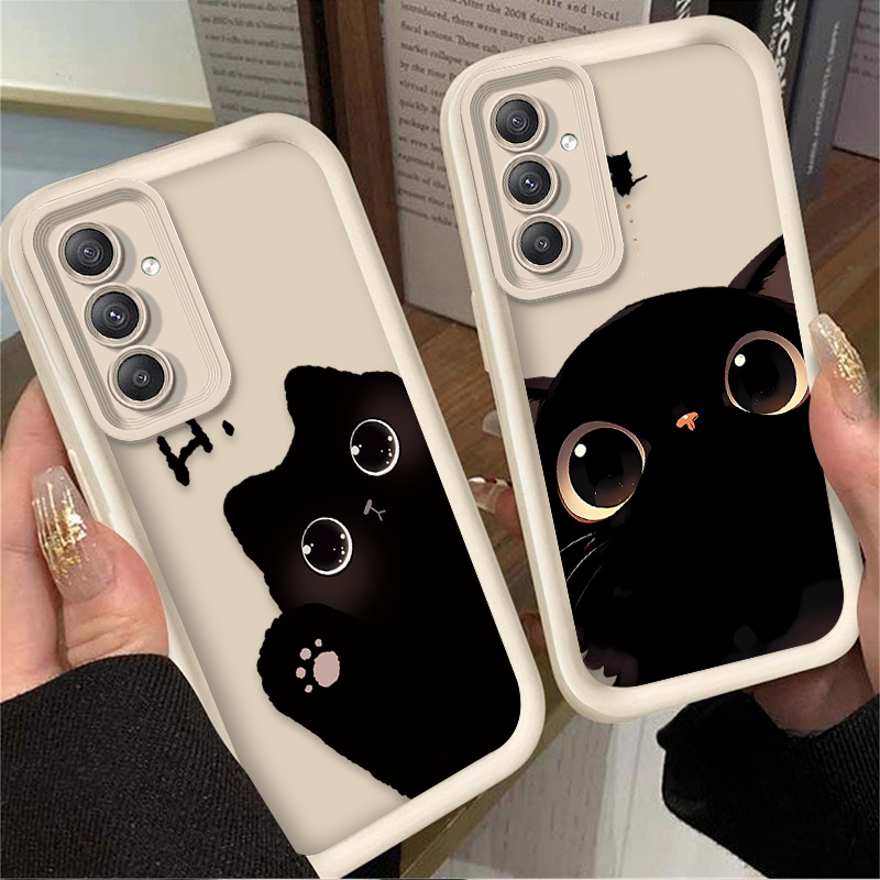 Lovely Big Eyed Cat Phone Case - Phone Cases A14 Samsung 评论和价格