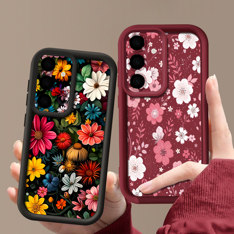 Colorful Flowers Pattern Case  - Phone Cases A14 Samsung 评论和价格