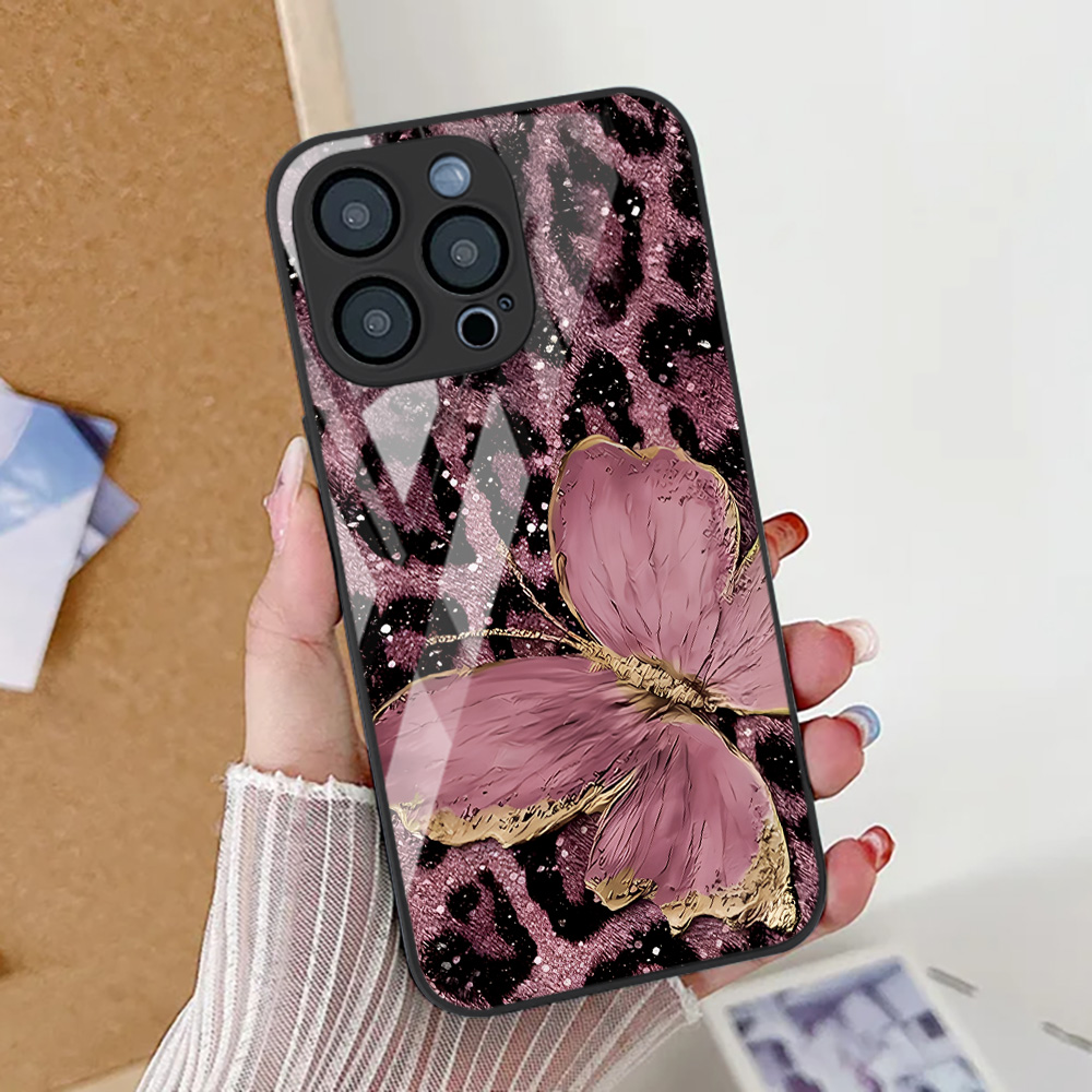 Butterfly Leopard Print Phone  - Phone Cases Online 评论和价格