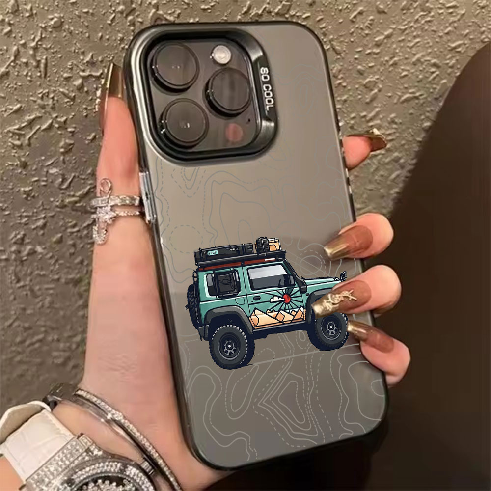 Simple Car Pattern Phone Case  - Phone Cases Online 评论和价格