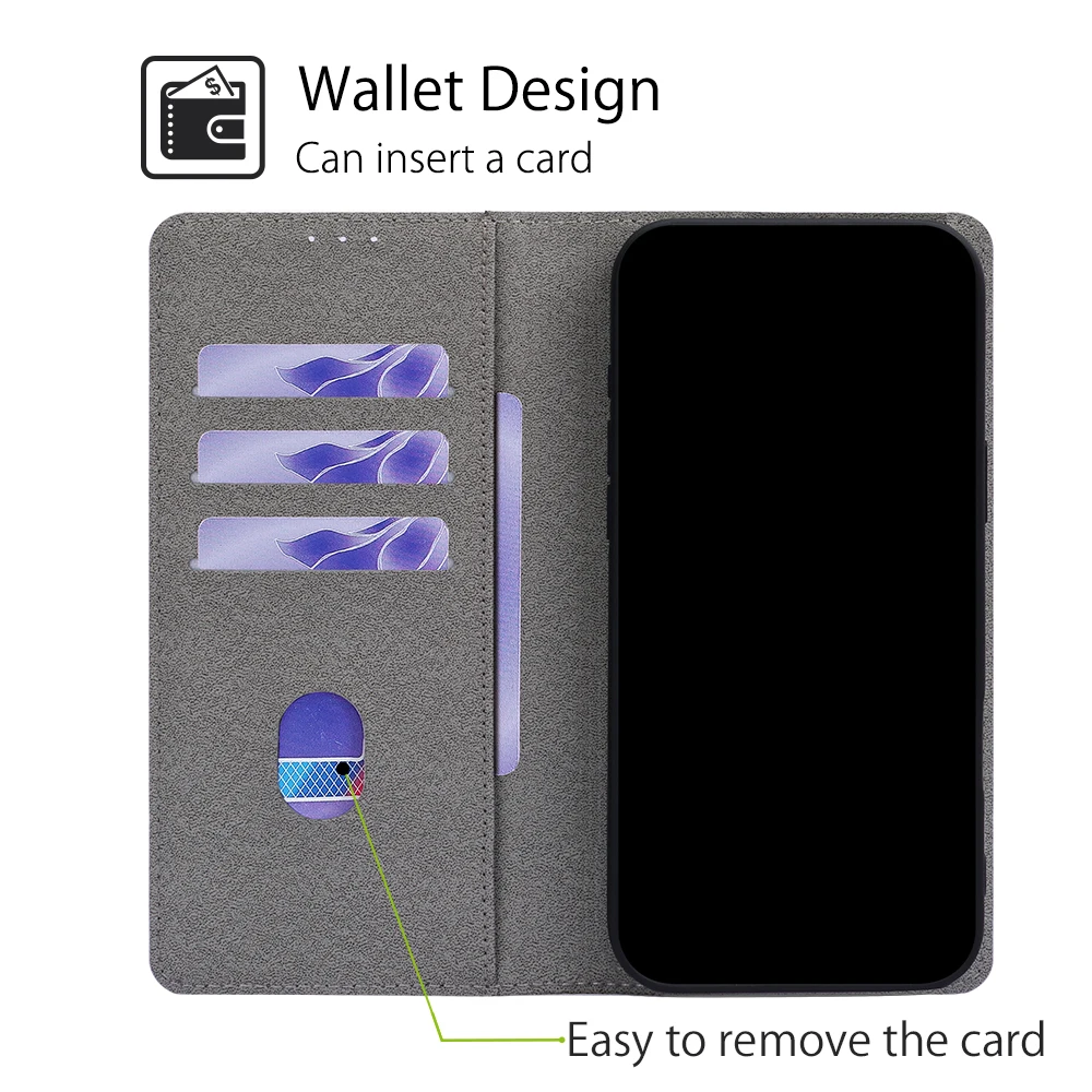 Painted Magnetic Flip Leather  - Phone Cases Samsung 评论和价格
