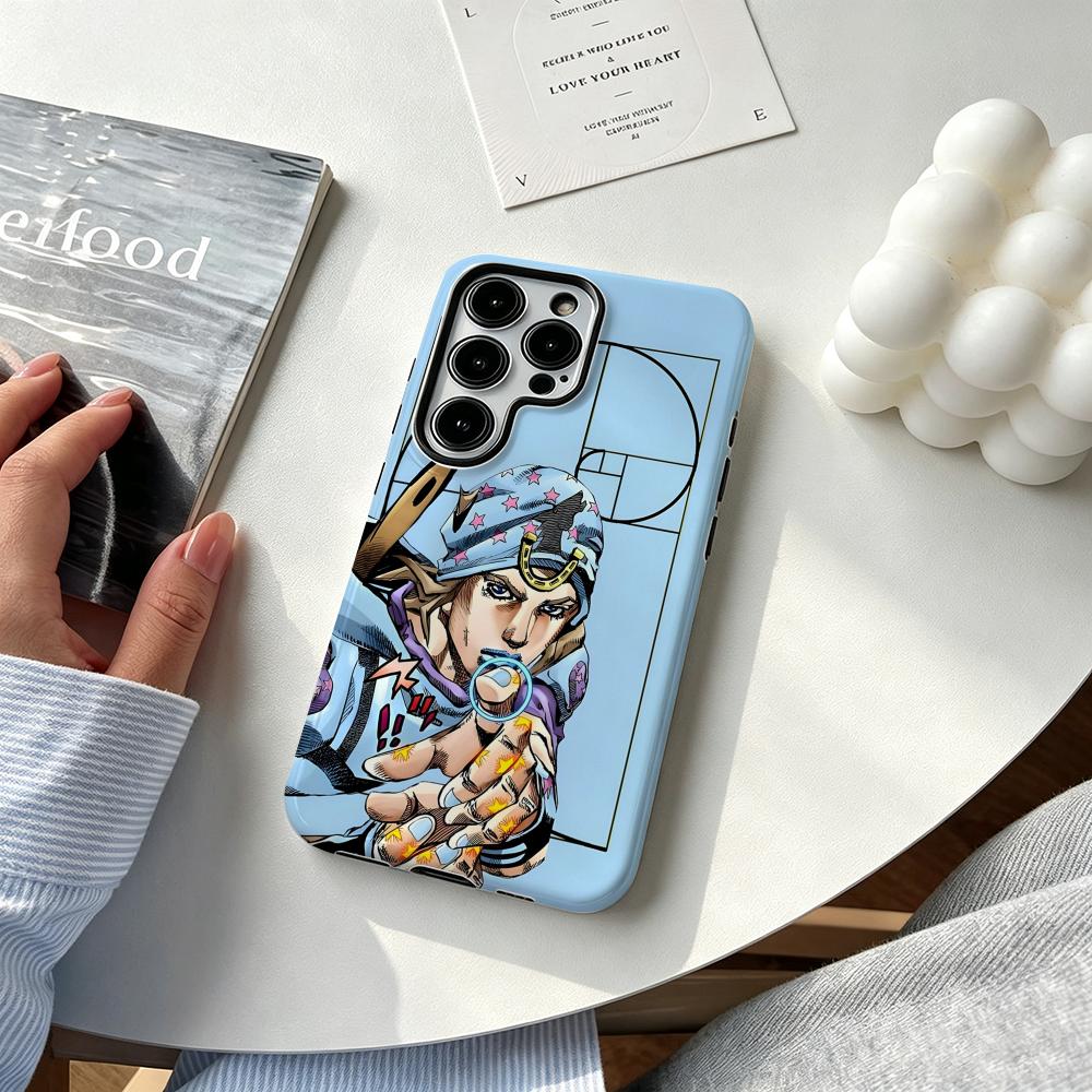 Hot cool Anime J-JOJO Steel Ba - Phone Cases Cool 评论和价格