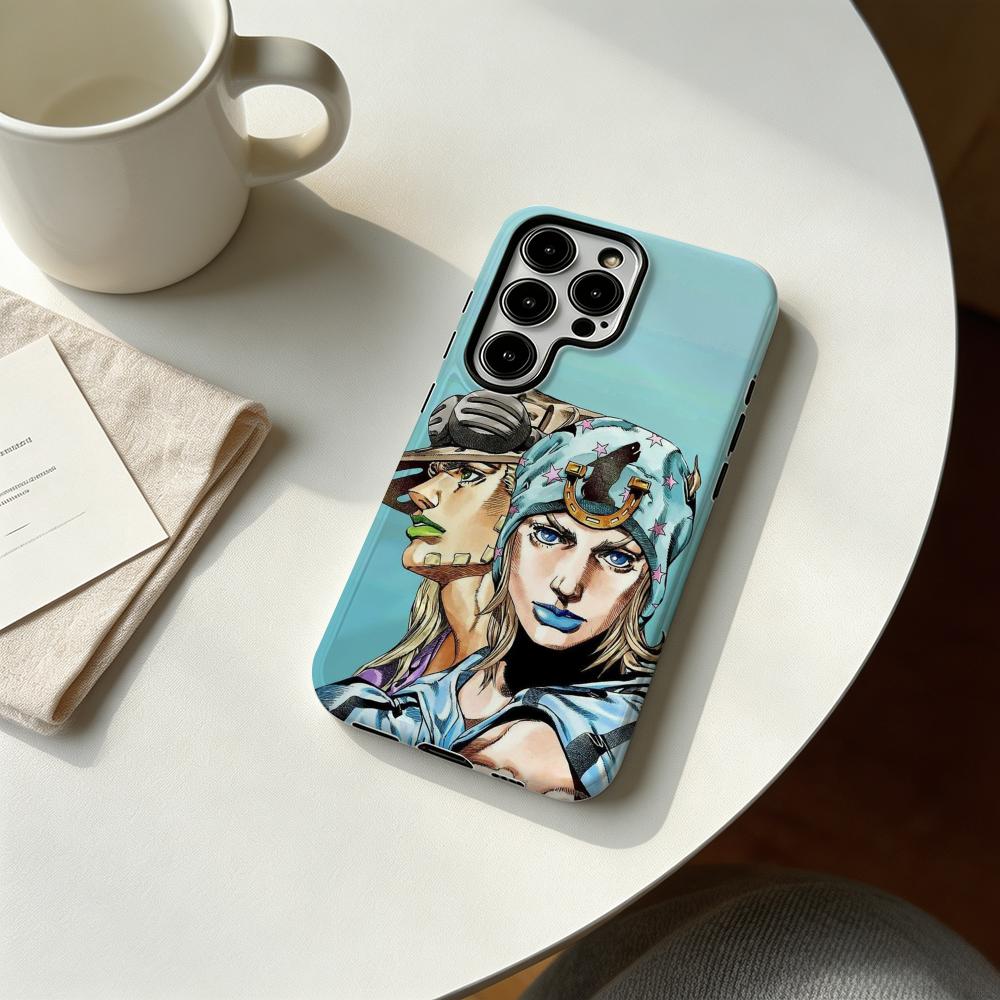 Hot cool Anime J-JOJO Steel Ba - Phone Cases Cool 评论和价格