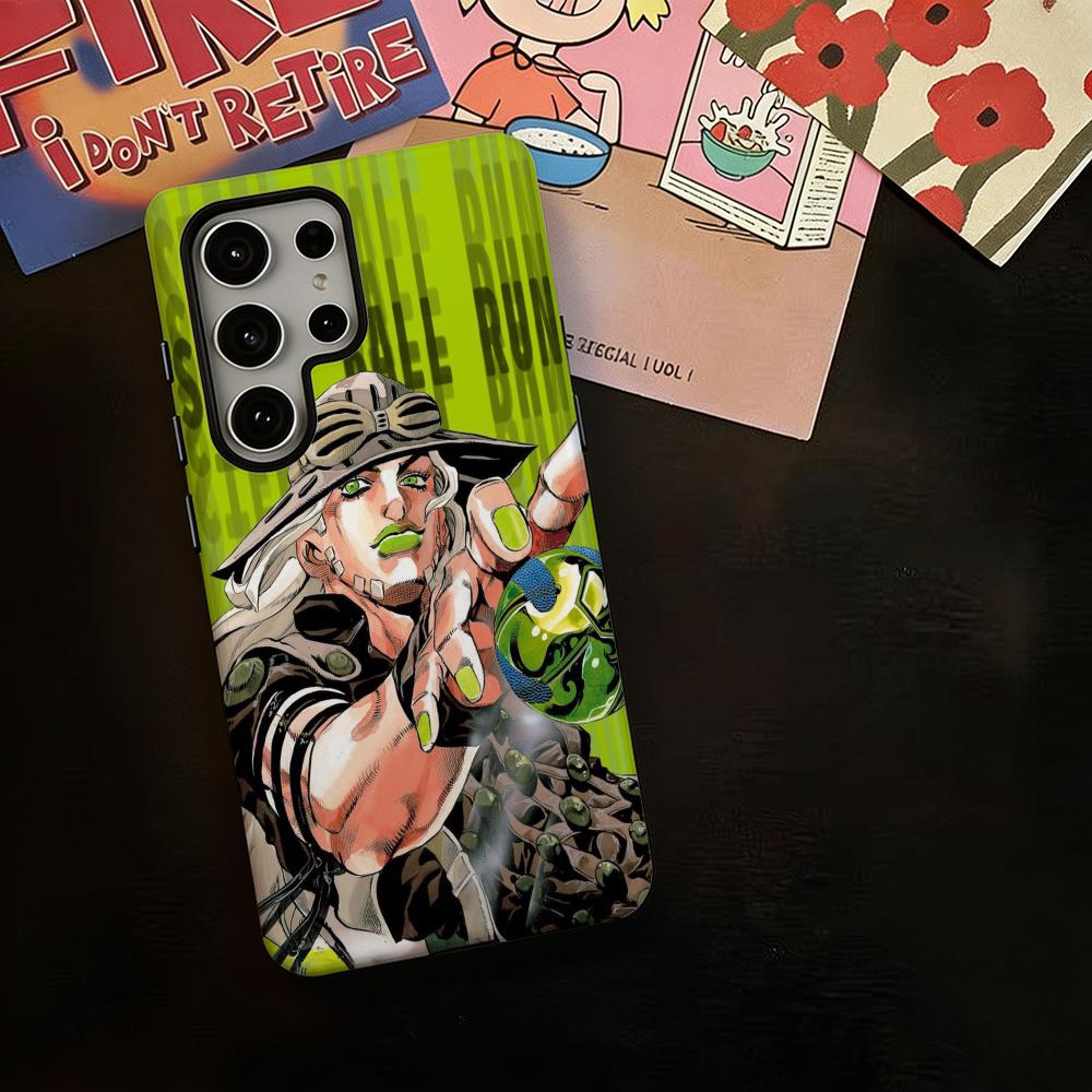 Hot cool Anime J-JOJO Steel Ba - Phone Cases Cool 评论和价格