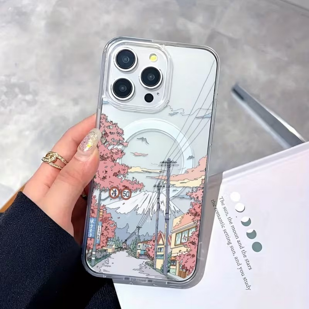 Anime Japan Scenery Clear Phon - Phone Cases Japanese 评论和价格