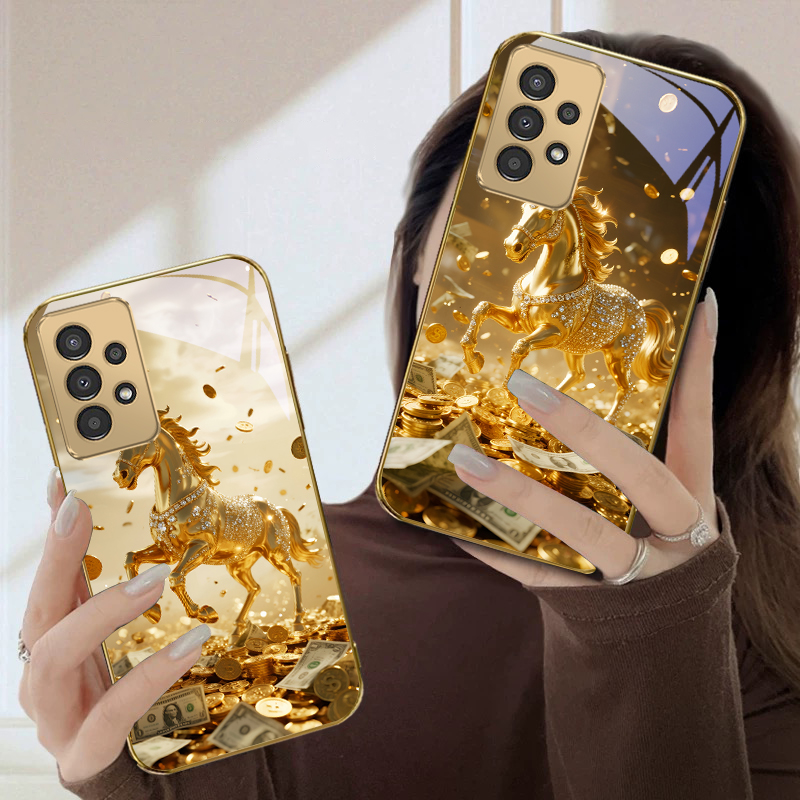 A lovely golden steed For Sams - Phone Cases A14 Samsung 评论和价格