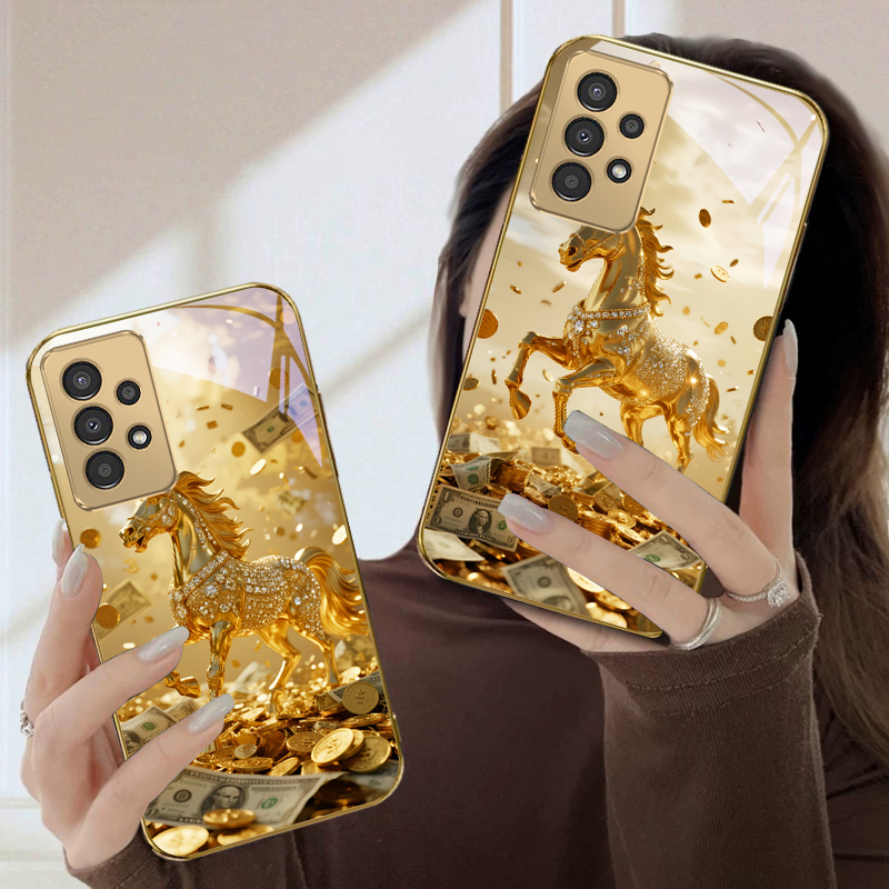 A lovely golden steed For Sams - Phone Cases A14 Samsung 评论和价格