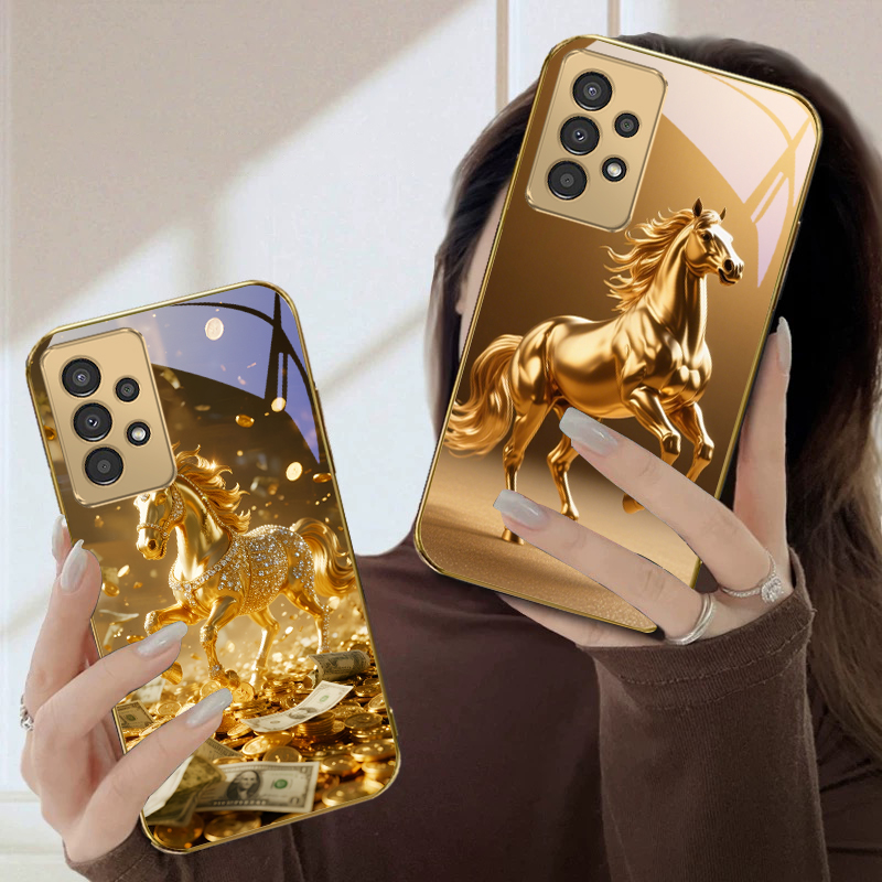 A lovely golden steed For Sams - Phone Cases A14 Samsung 评论和价格