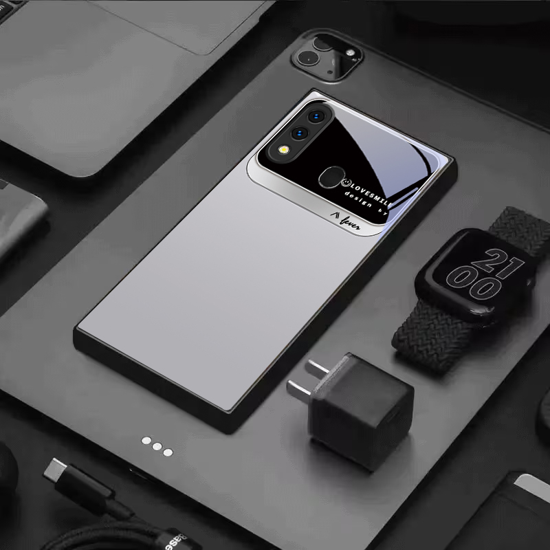 Monochrome Typo Block Black Gl - Phone Cases Typo 评论和价格