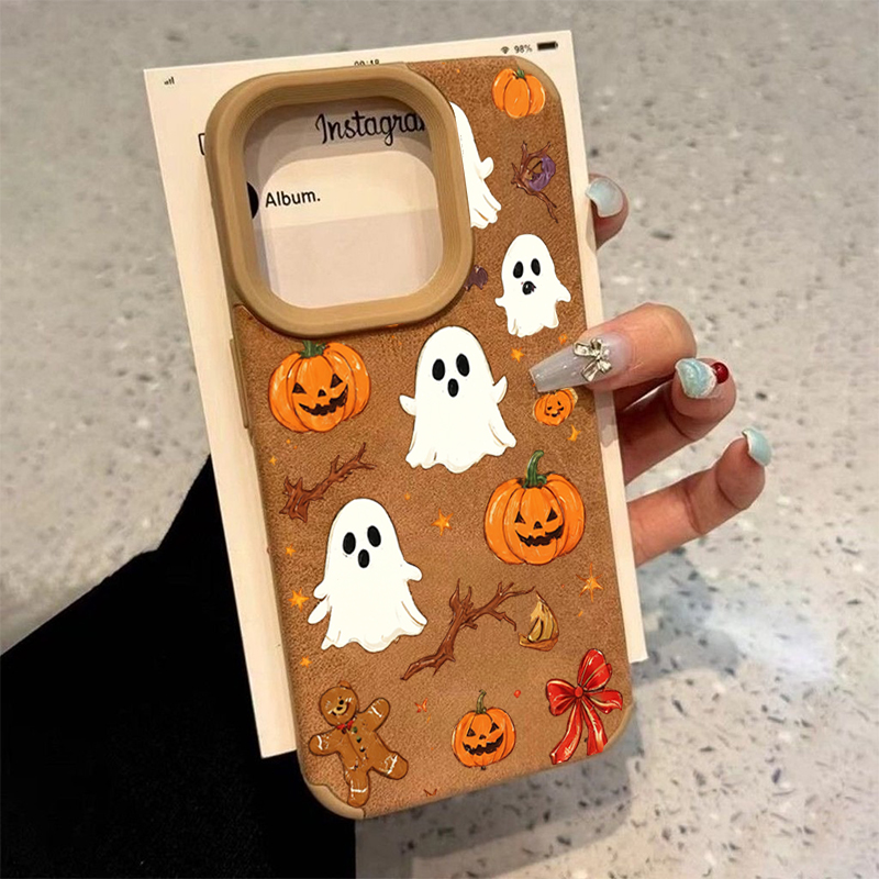 Halloween Cute Pumpkin Ghost P - Phone Cases Online 评论和价格