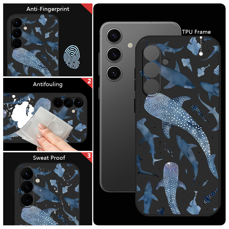 Whale Pattern Lanyard Case For - Phone Cases A14 Samsung 评论和价格