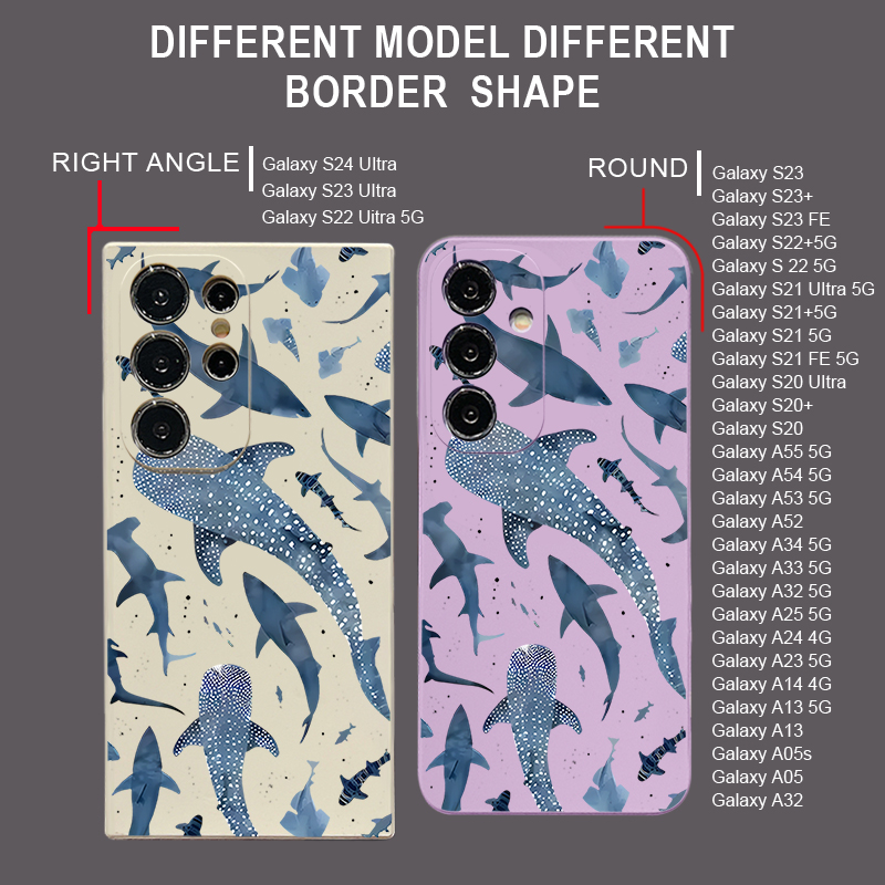 Whale Pattern Lanyard Case For - Phone Cases A14 Samsung 评论和价格