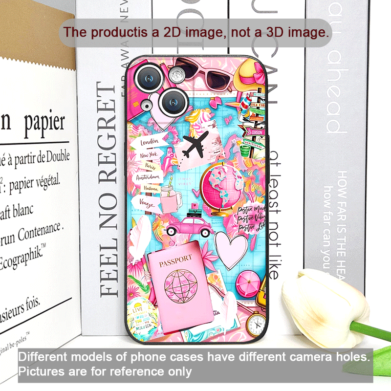Travel Plane Printed Phone Cas - Phone Cases Drop Proof 评论和价格