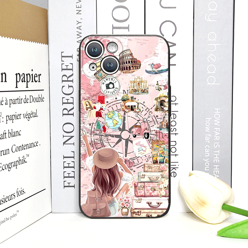 Travel Plane Printed Phone Cas - Phone Cases Drop Proof 评论和价格
