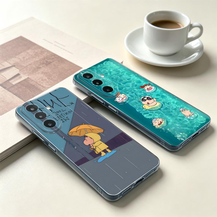 Yellow Umbrella Boy Phone Cove - Phone Cases A14 Samsung 评论和价格
