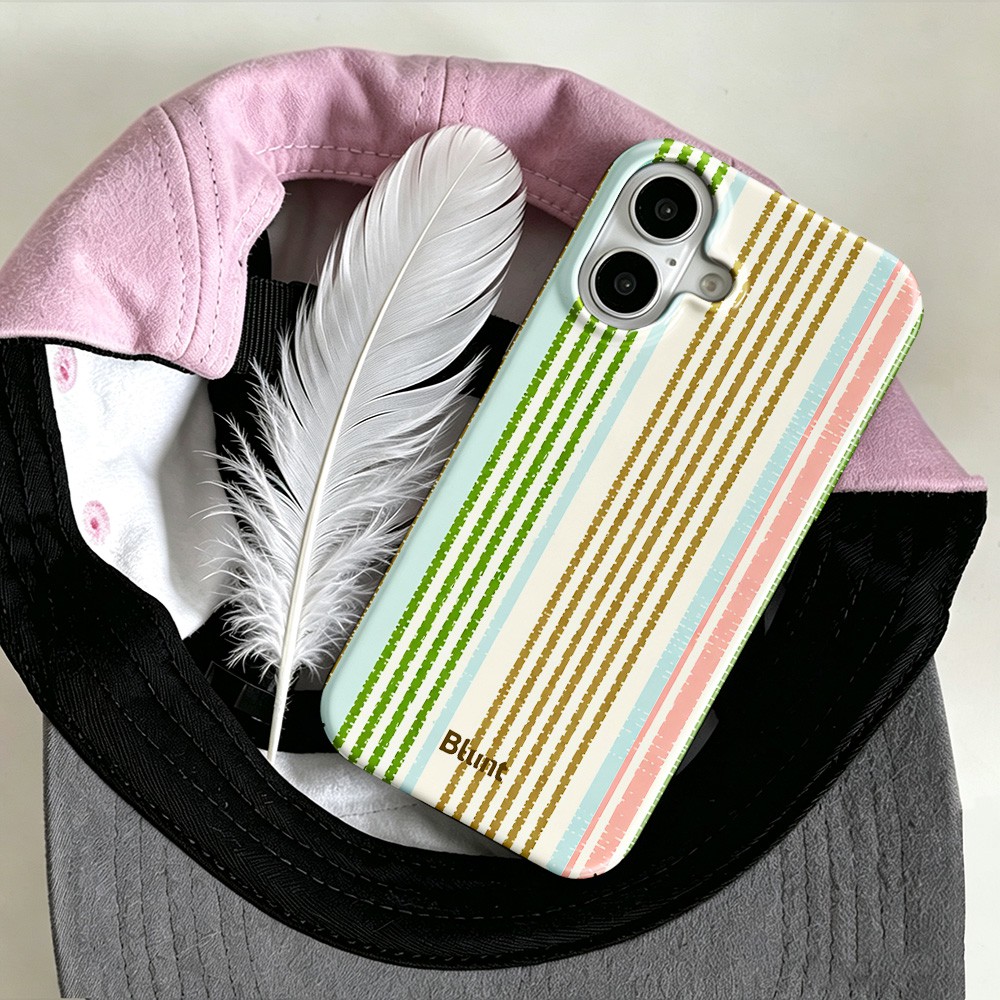 Pastel Stripe Blunt Phone Case - Phone Cases Blunt 评论和价格