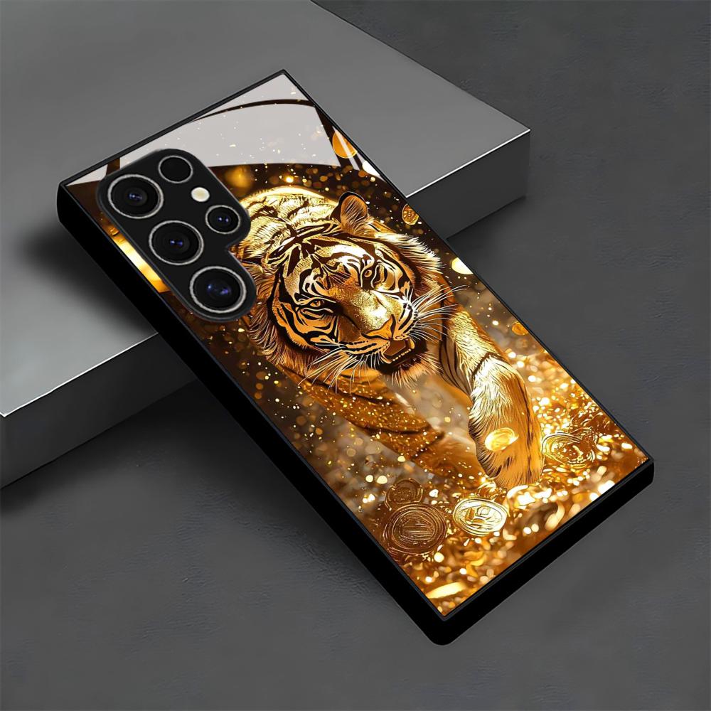 Tiger pattern glass Phone Case - Phone Cases Galaxy S26 Ultra 评论和价格
