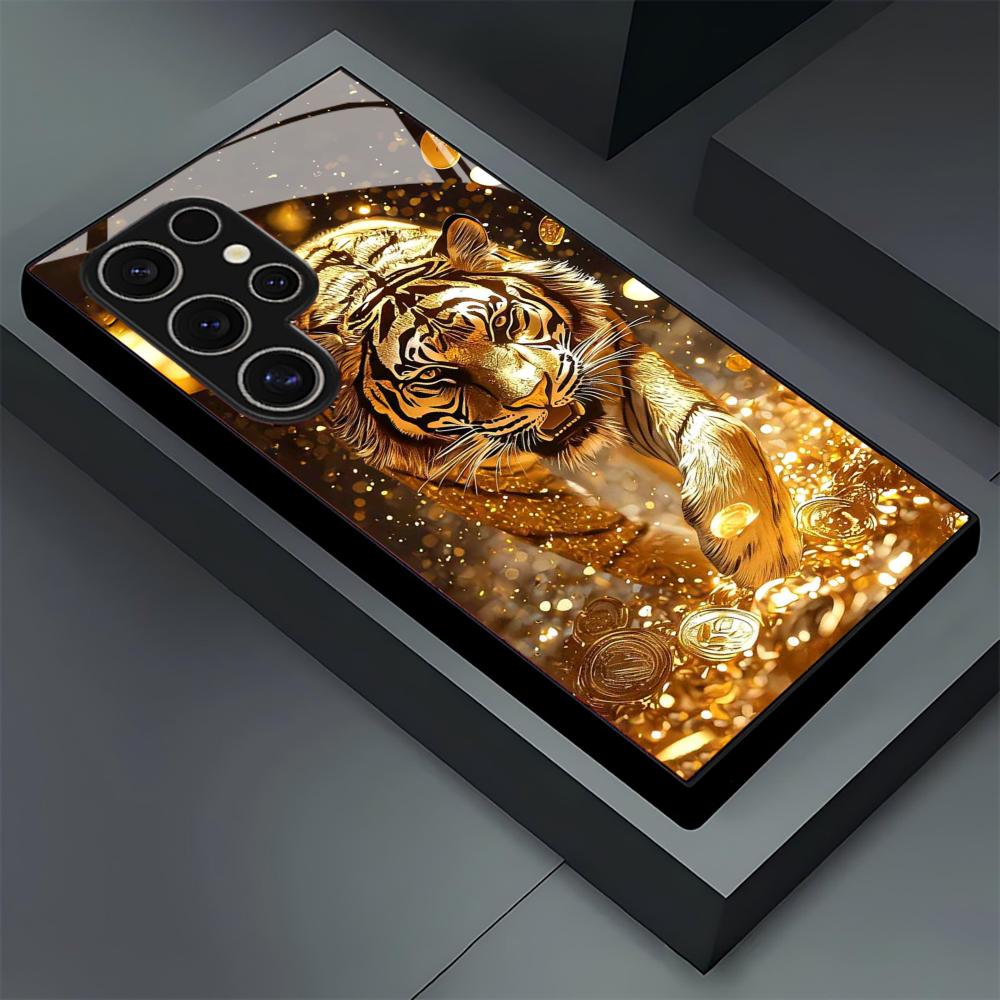 Tiger pattern glass Phone Case - Phone Cases Galaxy S26 Ultra 评论和价格